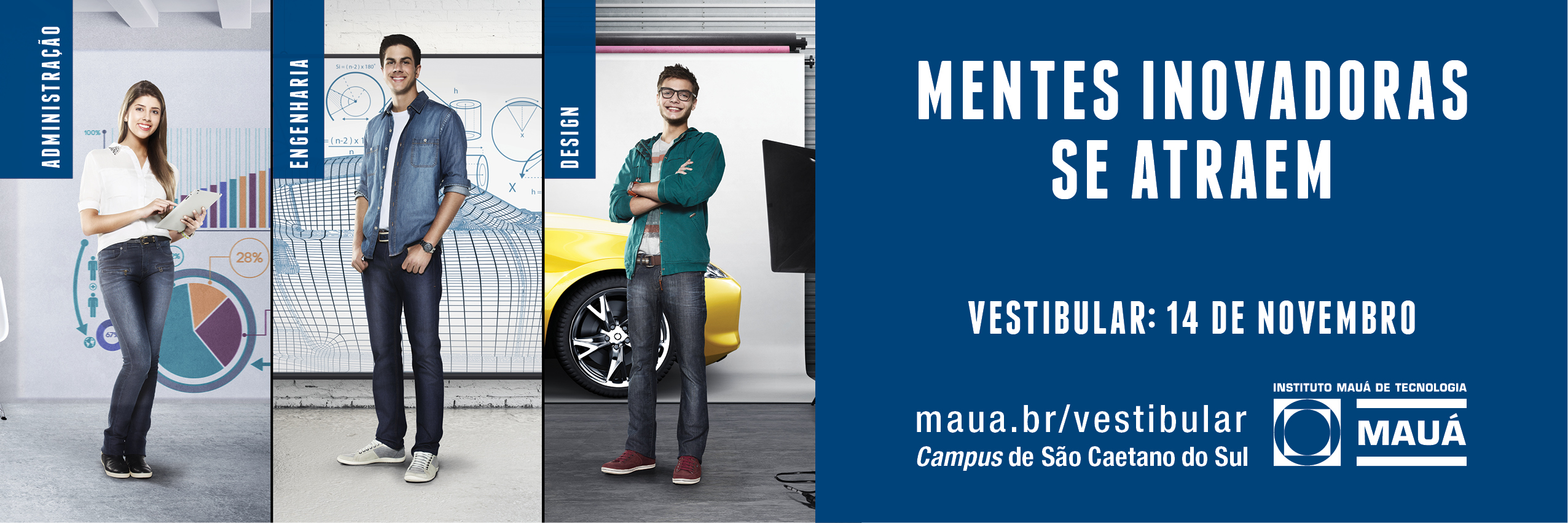 Com mais de 50 anos de tradição, a Mauá abre suas inscrições para o vestibular